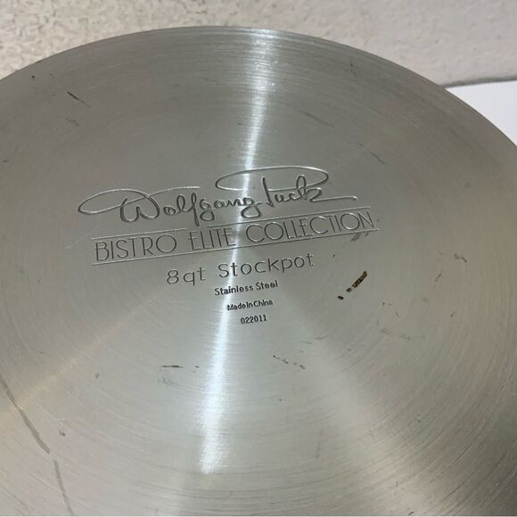 New Wolfgang Puck Bistro Elite Collection 8 Qt Stainless Steel Stock Pot No lid - Picture 3 of 4